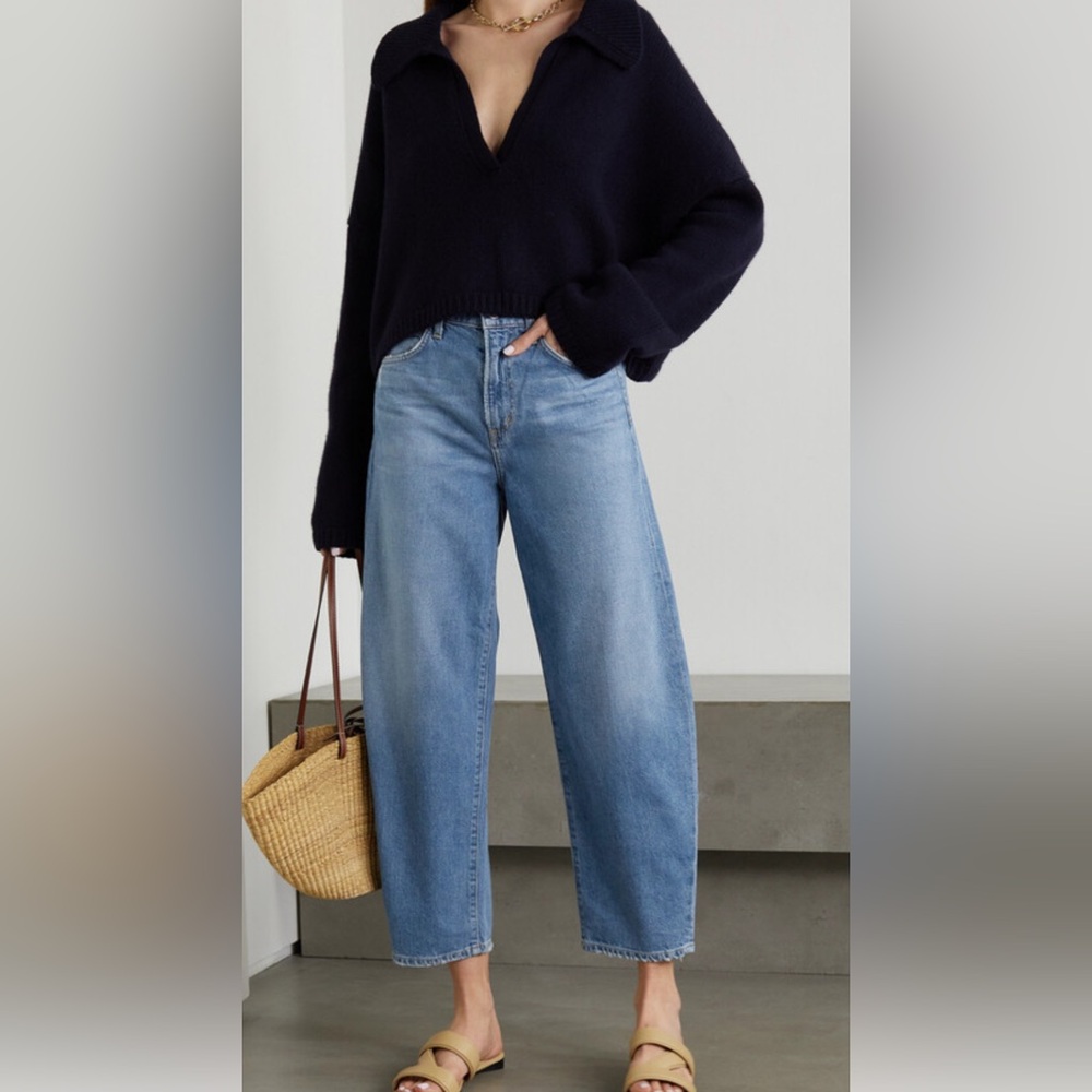 Citizens Of Humanity Blue Ankle Jeans